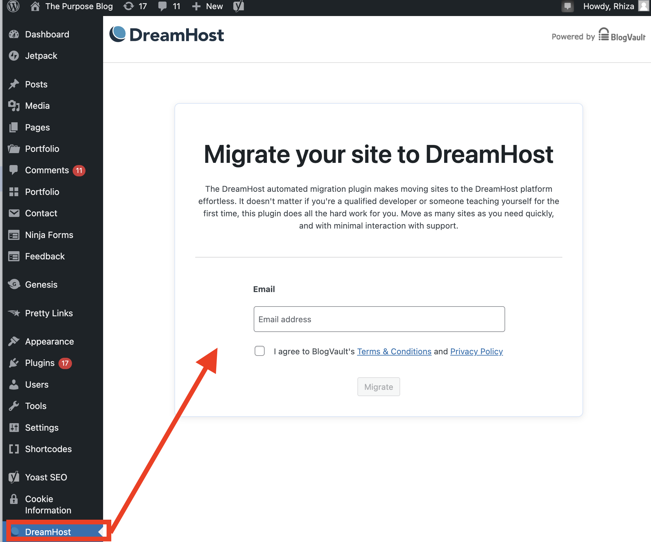 WordPress Migration
